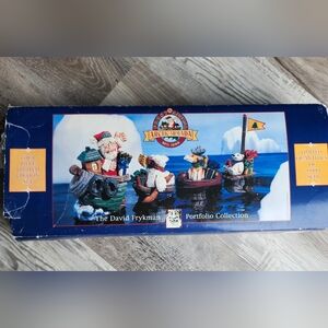 David Frykman Arctic Armada 4 Pc Set 1998 Limited Edition w Box COA